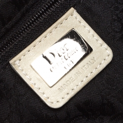 Pre Owned Dior Multicolor Printed Canvas and Leather Saddle Bag