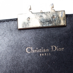 Pre Owned Dior Black Cannage Quilted Leather Miss Dior Promenade Pouch 