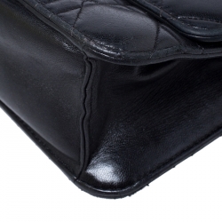 Pre Owned Dior Black Cannage Quilted Leather Miss Dior Promenade Pouch 