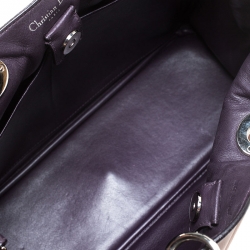 Pre Owned Dior Old Rose Leather Medium Diorissimo Shopper Tote