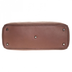 Pre Owned Dior Old Rose Leather Medium Diorissimo Shopper Tote