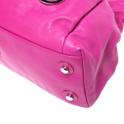 مملوكة مسبقًا حقيبة كتف كريستيان ديور لو ترنت جلد أروجوانية