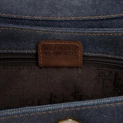 مملوكة مسبقًا Christian Dior Denim Street Chic Shoulder Bag