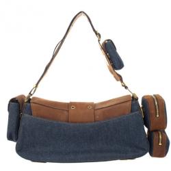 مملوكة مسبقًا Christian Dior Denim Street Chic Shoulder Bag