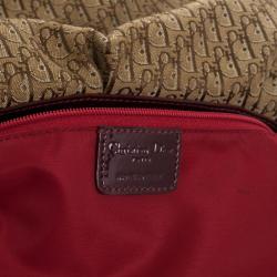مملوكة مسبقًا Christian Dior Brown Logo Hobo