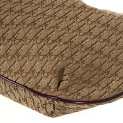 مملوكة مسبقًا Christian Dior Brown Logo Hobo