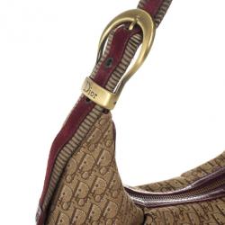 مملوكة مسبقًا Christian Dior Brown Logo Hobo