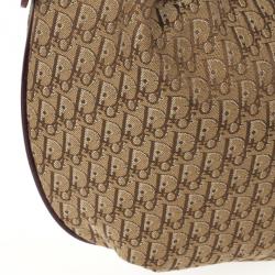 مملوكة مسبقًا Christian Dior Brown Logo Hobo