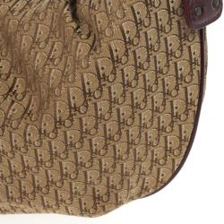 مملوكة مسبقًا Christian Dior Brown Logo Hobo