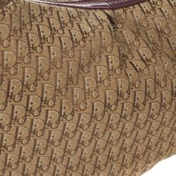 مملوكة مسبقًا Christian Dior Brown Logo Hobo