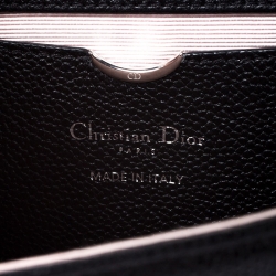 Dior Black Leather Chain Clutch