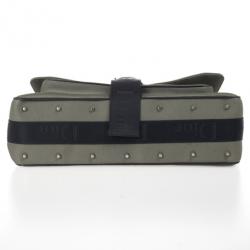 مملوكة مسبقًا Christian Dior Green and Black Small Dual Strap Shoulder Bag