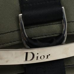 مملوكة مسبقًا Christian Dior Green and Black Small Dual Strap Shoulder Bag