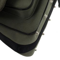 مملوكة مسبقًا Christian Dior Green and Black Small Dual Strap Shoulder Bag