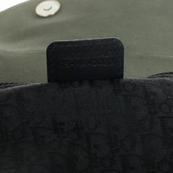 مملوكة مسبقًا Christian Dior Green and Black Small Dual Strap Shoulder Bag