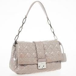 Pre Owned Christian Dior Miss Dior Medium Patent Flap Bag