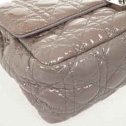 Pre Owned Christian Dior Miss Dior Medium Patent Flap Bag