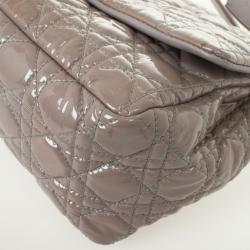 Pre Owned Christian Dior Miss Dior Medium Patent Flap Bag