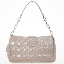 Pre Owned Christian Dior Miss Dior Medium Patent Flap Bag