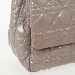 Pre Owned Christian Dior Miss Dior Medium Patent Flap Bag