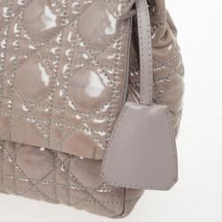 Pre Owned Christian Dior Miss Dior Medium Patent Flap Bag