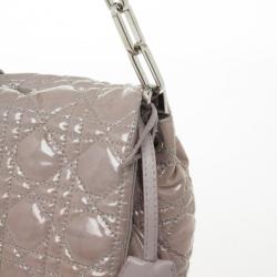 Pre Owned Christian Dior Miss Dior Medium Patent Flap Bag