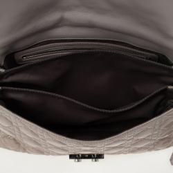 Pre Owned Christian Dior Miss Dior Medium Patent Flap Bag