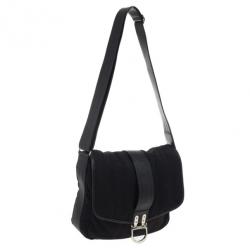 Christian Dior Black Nylon Messenger Bag