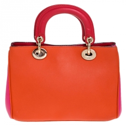 Pre Owned حقيبة يد ديور ديوريسيمو صغيرة جلد ثلاثي اللون