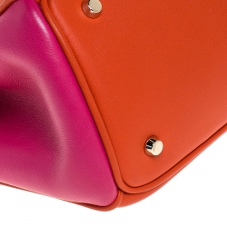 Pre Owned حقيبة يد ديور ديوريسيمو صغيرة جلد ثلاثي اللون