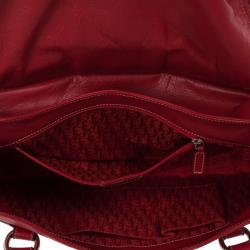 مملوكة مسبقًا Christian Dior Red Leather Satchel