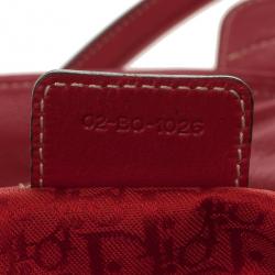 مملوكة مسبقًا Christian Dior Red Leather Satchel
