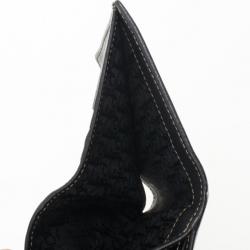 Pre Owned Dior Black Leather Saddle Compact Wallet