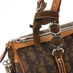 Pre Owned Dior 'Romantique' Barrel Satchel