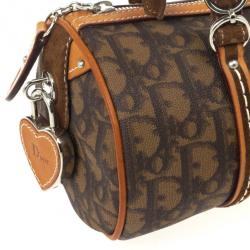 Pre Owned Dior 'Romantique' Barrel Satchel