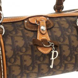 Pre Owned Dior 'Romantique' Barrel Satchel