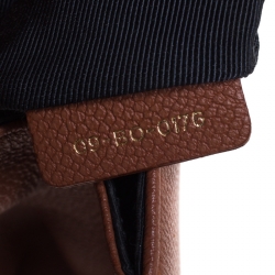 مملوكة مسبقًا Dior Copper Brown Leather Medium Diorama Shoulder Bag