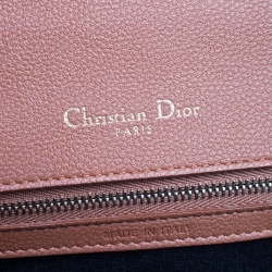 مملوكة مسبقًا Dior Copper Brown Leather Medium Diorama Shoulder Bag