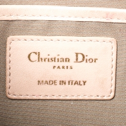 مملوكة مسبقًا حقيبة كلاتش ديور سلسلة ليدي ديور جلد ثعبان سوداء