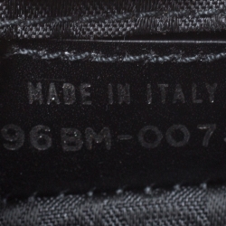 مملوكة مسبقًا Dior Black Leather Long Buckle Chain Clutch