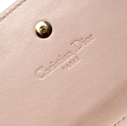 Pre Owned محفظة ديور ليدي ديور جلد كاناج بيج بسلسلة