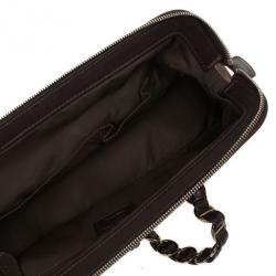 Pre Owned Christian Dior Trotter Romantique Boston Satchel Handbag