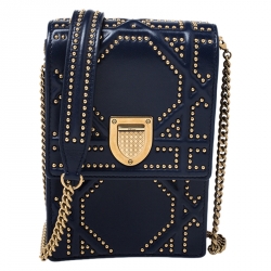 Diorama DIOR Handbags T. Leather Silvery ref.877311 - Joli Closet