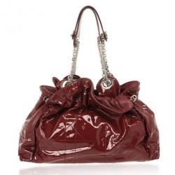 مملوكة مسبقًا Dior Burgundy Patent 'Le Trente' Bag