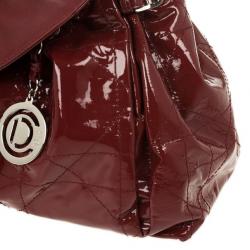 مملوكة مسبقًا Dior Burgundy Patent 'Le Trente' Bag