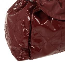 مملوكة مسبقًا Dior Burgundy Patent 'Le Trente' Bag