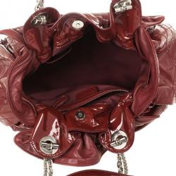 مملوكة مسبقًا Dior Burgundy Patent 'Le Trente' Bag