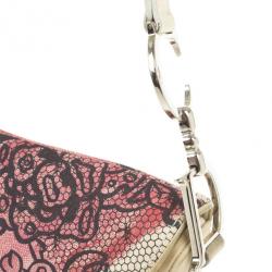 Pre Owned Dior Off Print Saddle Bag