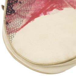 Pre Owned Dior Off Print Saddle Bag