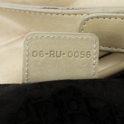 Pre Owned Dior Off Print Saddle Bag